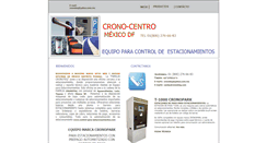 Desktop Screenshot of control-de-estacionamientos.com